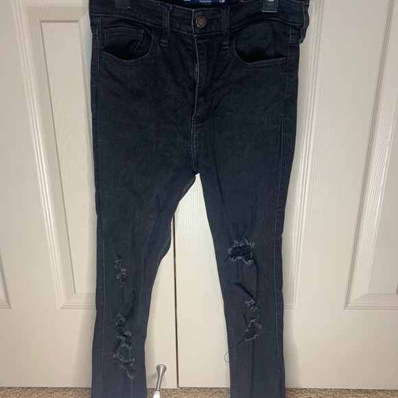 Hollister raw hem high rise super skinny jeans - Picture 2 of 3